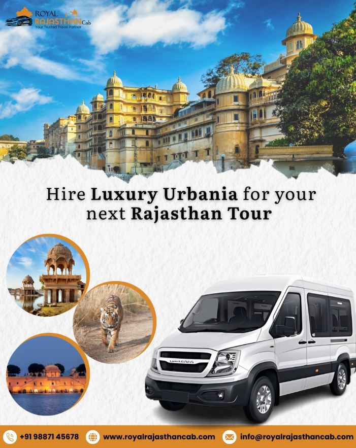 Best Luxury Urbania and Tempo Traveller Hire Jaipur